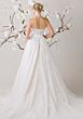 Mori Lee 1010047 Elara Scalloped Hem Strapless Lace Bridal Gown