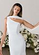 Mori Lee 1010049 Skyler One-Shoulder Asymmetric Neck Bridal Gown
