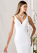 Mori Lee 1010053 Bex Watteau Train Sleeveless Bridal Gown
