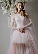 Mori Lee 1025002 Solene Ruched Bodice High Low Wedding Dress