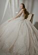 Mori Lee 1025003 Elea Basque Waist Square Neck Wedding Gown