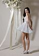 Mori Lee 1025005 Zelie Applique A-Line Short Wedding Dress