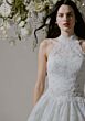 Mori Lee 1025012 Cara Halter Topper Lace Bridal Gown
