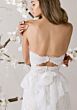 Mori Lee 1050002 Aloura Peplum Lace Sweetheart Neck Wedding Dress