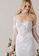 Mori Lee 1050003 Elizaveta Illusion Back Corset Bodice Wedding Dress