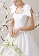 Mori Lee 1050006 Kitri Shoulder Bow Lace-Up Back Wedding Dress