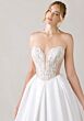 Mori Lee 1050009 Elowen Pleated Skirt Illusion Bodice Wedding Dress