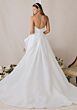 Mori Lee 1050010 Cote Asymmetric Slit Strapless Wedding Dress