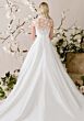 Mori Lee 1050012 Coryphee Curved-Up Neck Sheer Topper Wedding Dress