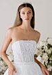 Mori Lee 1050021 Pirouette Lace-Up Back Strapless Wedding Gown
