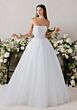 Mori Lee 1050021 Pirouette Lace-Up Back Strapless Wedding Gown