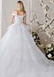 Mori Lee 1050023 Kya Off The Shoulder Ruffle Skirt Wedding Gown