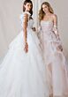 Mori Lee 1050024 Huda Draped Bodice Ruffle Skirt Wedding Gown