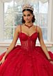 Mori Lee 60206 Sheer Bodice Bolero Jacket Quinceanera Dress