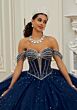 Mori Lee 60208 Front Cutout Corset Bodice Quinceanera Dress