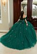 Mori Lee 89473 Plunging Neck Off-The-Shoulder Quinceanera Gown
