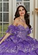 Mori Lee 89476 Tiered Skirt Ruffle Sleeve Sweet 16 Dress