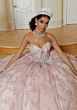 Mori Lee 89478 Detachable Bow Sheer Bodice Sweet 16 Dress