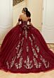 Mori Lee 89481 Sweetheart Neck Draped Sleeve Sweet 16 Gown