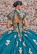 Mori Lee 89533 Removable Back Bow Cap Sleeve Quince Dress