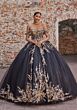 Mori Lee 89533 Removable Back Bow Cap Sleeve Quince Dress
