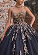 Mori Lee 89533 Removable Back Bow Cap Sleeve Quince Dress