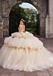 Mori Lee 89536 Pickup Skirt Sweetheart Neck Quince Dress