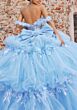 Mori Lee 89536 Pickup Skirt Sweetheart Neck Quince Dress
