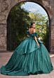 Mori Lee 89543 Tiered Skirt Ruffle Sleeve Quinceanera Dress