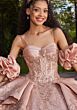 Mori Lee 89543 Tiered Skirt Ruffle Sleeve Quinceanera Dress