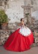Mori Lee 89544 Lace-Up Back Basque Waist Quinceanera Dress