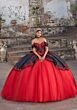 Mori Lee 89544 Lace-Up Back Basque Waist Quinceanera Dress