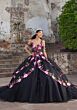 Mori Lee 89545 Tiered Skirt Applique Strap Quinceanera Dress