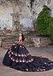 Mori Lee 89545 Tiered Skirt Applique Strap Quinceanera Dress