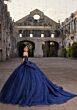 Mori Lee 89546 Off The Shoulder Back Bow Quinceanera Dress