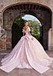 Mori Lee 89549 Off The Shoulder Lace-Up Back Quinceanera Gown