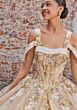 Mori Lee 89552 Basque Waist Cold-Shoulder Quinceanera Gown