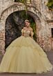 Mori Lee 89554 Tiered Skirt Back Bow Sweet 16 Dress