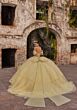 Mori Lee 89554 Tiered Skirt Back Bow Sweet 16 Dress