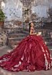 Mori Lee 89556 Ruffle Skirt Quince Anos Gown