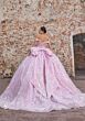 Mori Lee 89557 Illusion Corset Bodice Back Bow Sweet 16 Dress