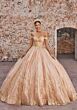 Mori Lee 89557 Illusion Corset Bodice Back Bow Sweet 16 Dress