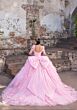 Mori Lee 89558 Removable Sleeve Ruffle Skirt Sweet 16 Gown