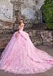 Mori Lee 89558 Removable Sleeve Ruffle Skirt Sweet 16 Gown