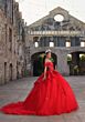 Mori Lee 89559 Sweetheart Neck Removable Back Bow Sweet 16 Gown