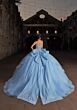 Mori Lee 89561 Back Bow Sheer Corset Sweet 16 Gown
