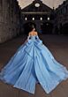 Mori Lee 89561 Back Bow Sheer Corset Sweet 16 Gown