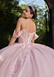 Mori Lee 89561 Back Bow Sheer Corset Sweet 16 Gown
