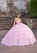 Mori Lee 89562 Notched Neck Corset Bodice Sweet 16 Gown