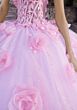 Mori Lee 89562 Notched Neck Corset Bodice Sweet 16 Gown